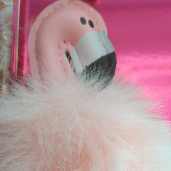 Betsey Johnson New Pink Flamingo with Pen - Picture 3 of 4